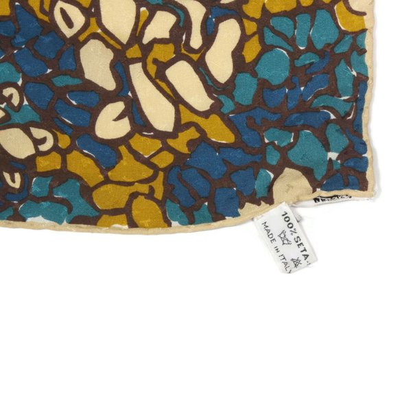 Vintage TIFFANY & CO. 1986 Beautiful Stained Glass Design Silk Scarf Tiffanys - Picture 3 of 4